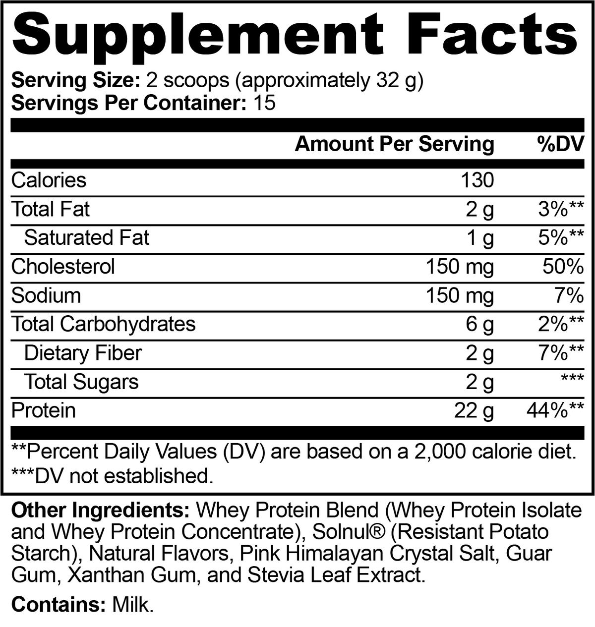 Rebuild Whey Protein – Vanilla